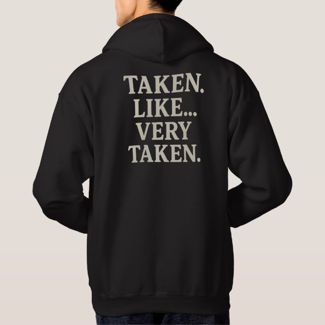 Bräutigam Hoodie (Rückseite)