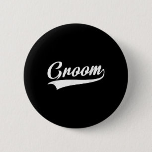Bräutigam - Junggesellenabschied - Hochzeit  Button