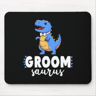 Bräutigam Saurus Dinosaur Verlobung Hochzeit Paare Mousepad