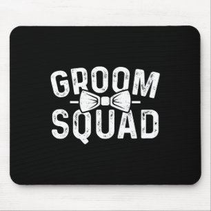 Bräutigam Team Trauzeugen Lustiger Junggesellenabs Mousepad