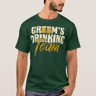 Bräutigam Trinkteam Junggesellenabschied Hochzeit T-Shirt