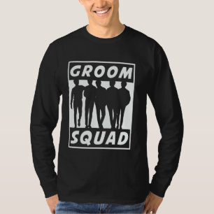 Bräutigam-Truppe Vorhochzeit Trauzeugen Junggesell T-Shirt