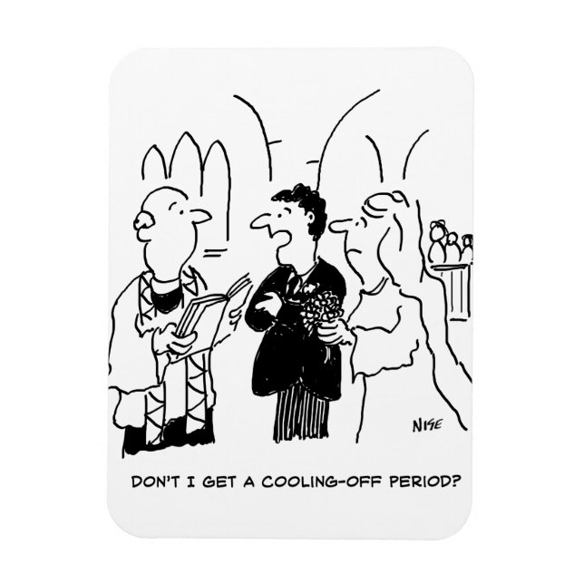 Bräutigam Will eine Abkühlphase Magnet (Vertikal)