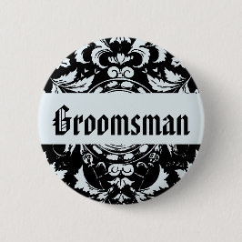 Bräutigame Bestman Hochzeits-Knopf Button