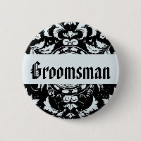 Bräutigame Bestman Hochzeits-Knopf
