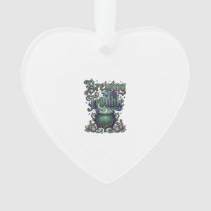 Brautische Kessel-Drache-Alchemie-Kristalle H Ornament
