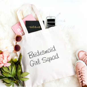 Brautjungern   Girl Squad Große Totentasche Jumbo Stoffbeutel