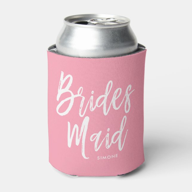 Brautjungern | Skriptstil Custom Wedding Dosenkühler (Kanne Vorderseite)