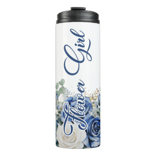 Brautjungfer Blumenmädchen  Thermosbecher