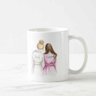 Brautjungfer? Br-Brötchen-Braut-Br-langes Mädchen Kaffeetasse