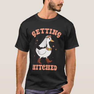 Brautjungfer Braut Mädel Alberner Gockel Cowgirls T-Shirt