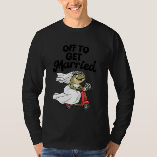 Brautjungfer-Brautjungfern-Party-Frosch auf Scoote T-Shirt