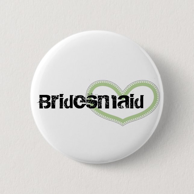 Brautjungfer Button (Vorderseite)