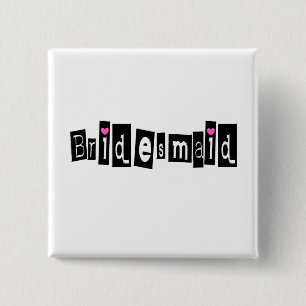 Brautjungfer Button