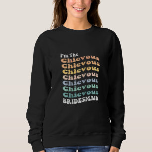 Brautjungfer Damen Verschmitzt Retro Passende Jung Sweatshirt