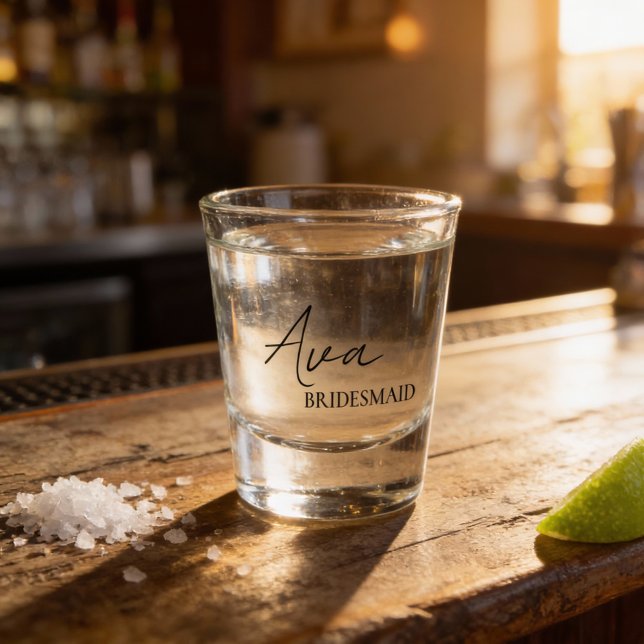 Brautjungfer Geschenk Personalisierte Shot Gläser  (Von Creator hochgeladen)
