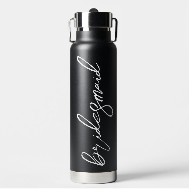 Brautjungfer-Geschenk Trinkflasche (Vorderseite)