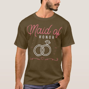Brautjungfer Hochzeit Brautparty Ehe Frauen T-Shirt