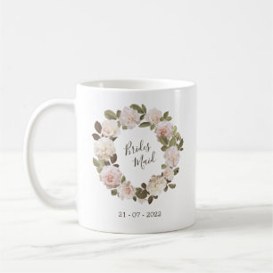 Brautjungfer Hochzeits-Tasse mit Vintage-Französis Kaffeetasse