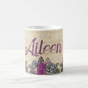 Brautjungfer-Hochzeitsgeschenk im rustikalen Vinta Kaffeetasse
