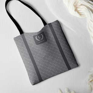 Brautjungfer-Monogramm-Name Anfangsbuchstabe Luxus Tasche