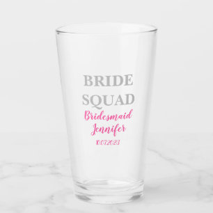 Brautjungfer Rosa Benutzername Hochzeit Junggesell Glas
