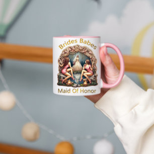 Brautjungfer Stolz in einem Brautparty-Thema Tasse