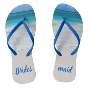 Brautjungfer Strand Hochzeit Flip Flops