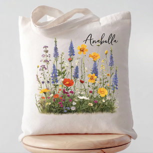 Brautjungfer Wildblumen-Junggesellinnenabschied- Tragetasche