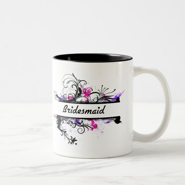 Brautjungfer Zweifarbige Tasse (Rechts)