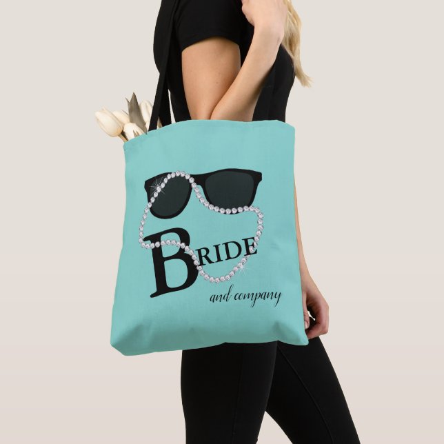 Brautjungfern-Diamanttiara-Party Bride & Company Tasche (Von Nahem)