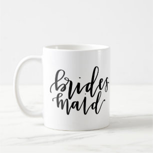 Brautjungfern-Kalligraphie-Kaffee-Tasse Kaffeetasse