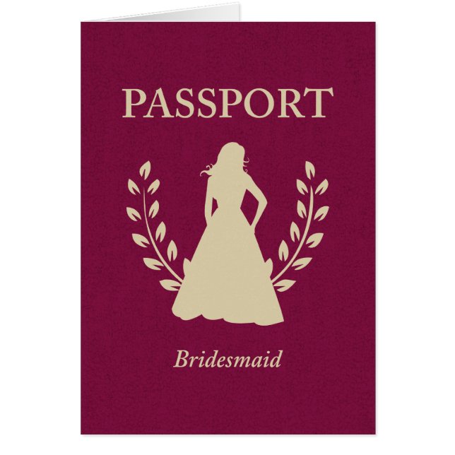 Brautjungfern-Pass (Vorne)