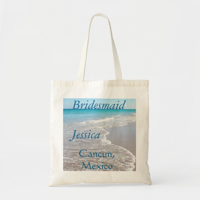 Brautjungfern-Strand-Taschen-Brautparty-Sammlung Tragetasche (Vorne)