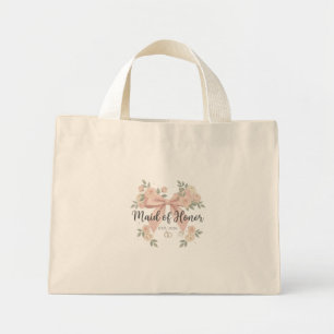 Brautjungfern-Tasche, Personalisierte Hochzeitsges Mini Stoffbeutel