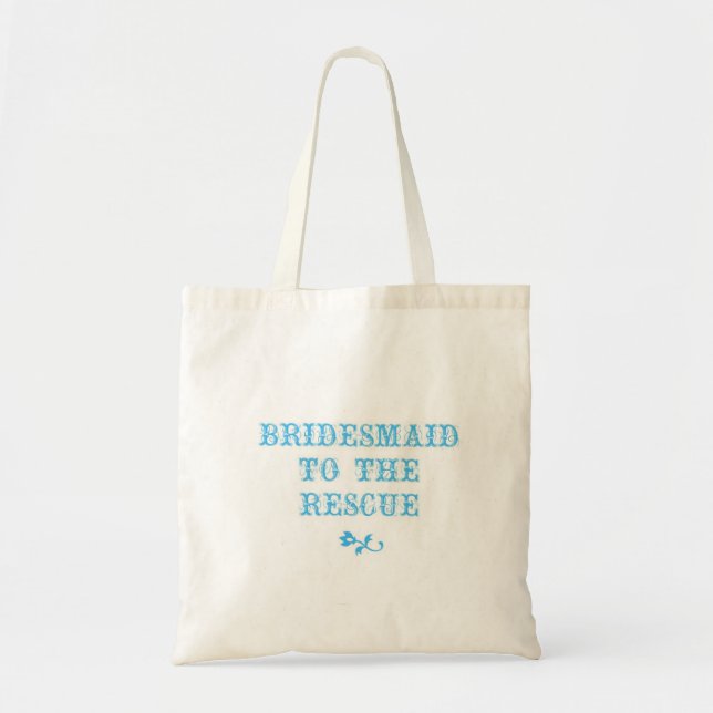 Brautjungfern-Taschen-Blau Tragetasche (Vorne)