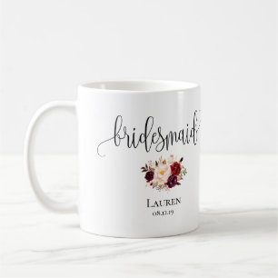 Brautjungfern-Tasse - Hochzeits-Geschenk, Kaffeetasse