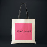 Brautjungferngeschenk-Tasche Tragetasche<br><div class="desc">Dieses ist eine süße Brautjungferngeschenk-Tasche. Groß für Geschenke für die Damen im Brautparty!</div>
