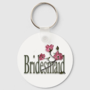 Brautjungfrau/Dogwood-Hochzeit Schlüsselanhänger