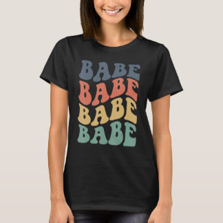 Brautjunggesellinnenparty-Streichholz im Vintage-R T-Shirt