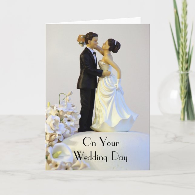 Brautkarte und Hochzeitskarte Karte (Vorderseite)