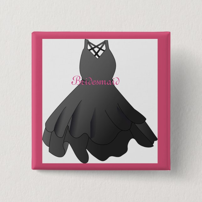 Brautkleid Brautjungfer Knopf  Button (Vorderseite)