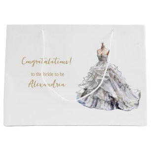 Brautkleid für individuelle Brautparty-Hochzeit Große Geschenktüte