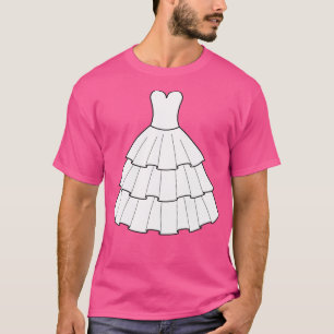 Brautkleid Junggesellinnenabschied T-Shirt