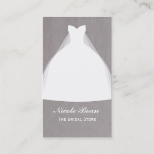 Brautkleid Moderne Glamour Braut Chic Visitenkarte