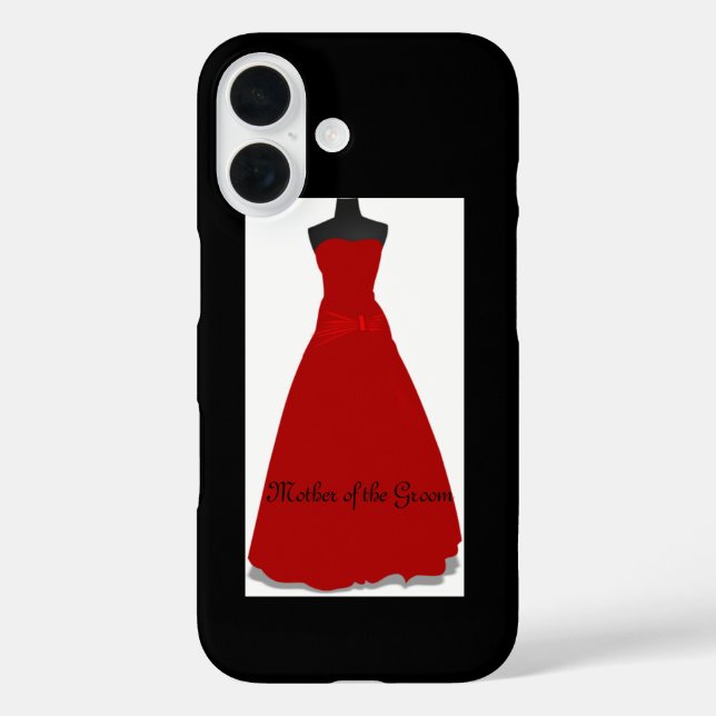 Brautkleid Mutter des Bräutigams iPhone 16 Hülle (Rückseite)