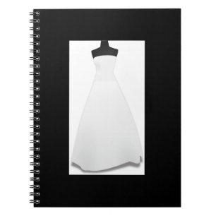 Brautkleid Notizbuch Notizblock