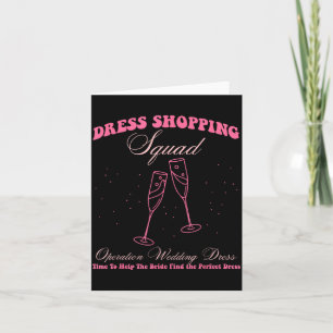 Brautkleid-Shopping-Operation Hochzeitskleid Karte