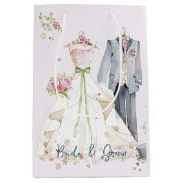 Brautkleid und Hochzeitskleid Mittlere Geschenktüte