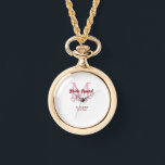 Brautkommando hinzufügen Name Monogramm Brautjungf Armbanduhr<br><div class="desc">schönes Design</div>